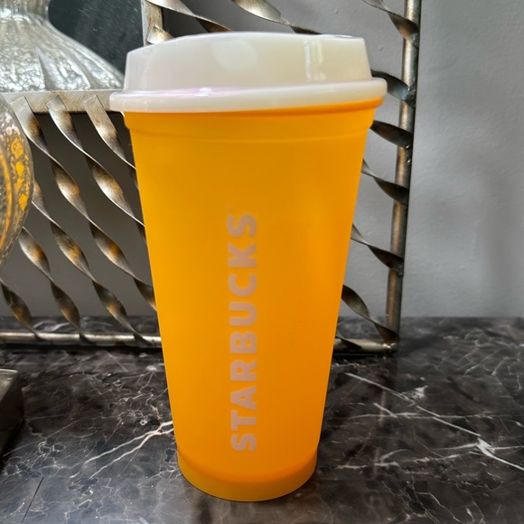 Starbucks Dining Brand New Starbucks Yellow Colored Cup 6 Oz Poshmark